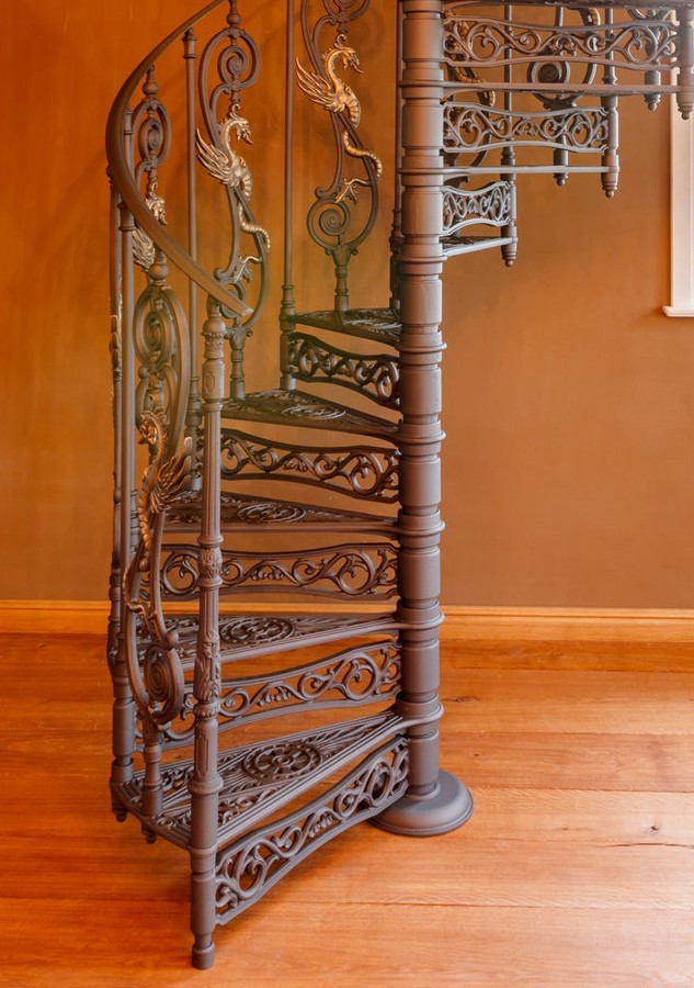 CAST-IRON  SPIRAL STAIRCASE
