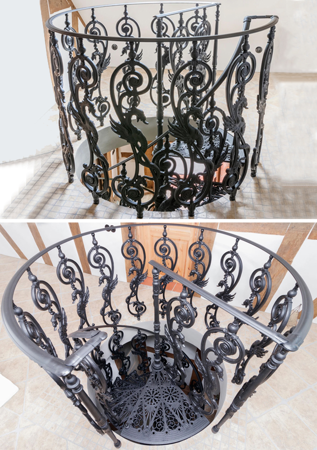 ACCESSORI PER BALAUSTRE SCALE A CHIOCCIOLA