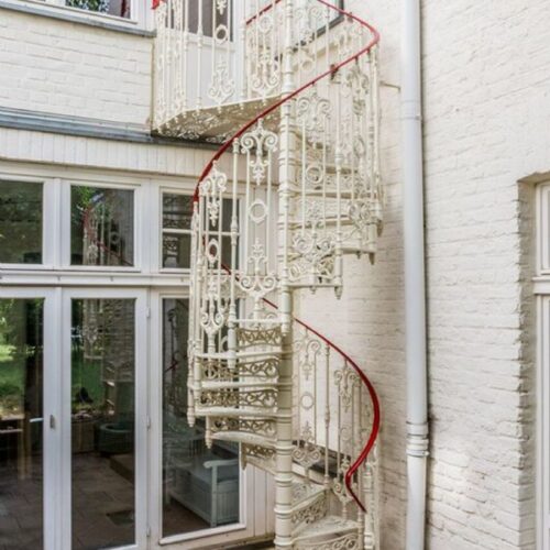 cast iron spiral staircase