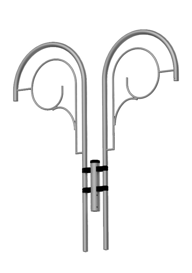 LC2503 CIMA IN ALLUMINIO PER PALI - immagine 1