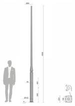 PALO RASTREMATO IN ALLUMINIO - immagine 3