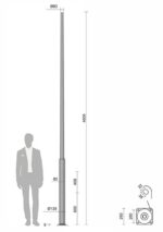 PALO RASTREMATO IN ALLUMINIO - immagine 4