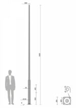 PALO RASTREMATO IN ALLUMINIO - immagine 6
