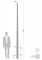 PALO CONICO IN ALLUMINIO - immagine 4
