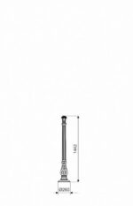 CAST IRON ARTISTIC POLE - Image 4