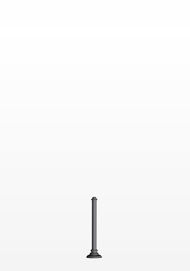 LPG098 CYLINDRICAL CAST IRON AND STEEL POLE - Image 1