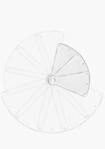 GLASS AND CAST IRON SPIRAL STAIRCASE - Image 2