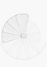 CAST-IRON AND GLASS SPIRAL STAIRCASE - Image 2