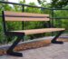 Wood Plastic Composite (WPC) and Steel Bench.