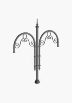 Ø60 ARM TOP FOR MEDIUM POLES
