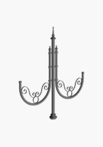 Ø60 ARM TOP FOR MEDIUM POLES